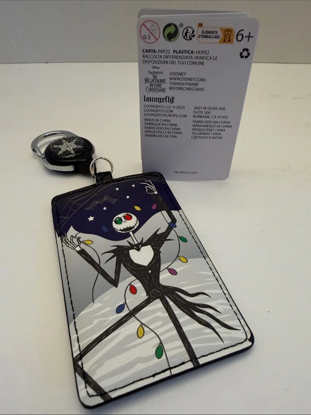 Loungefly Disney Nightmare Before Christmas ID Card Holder